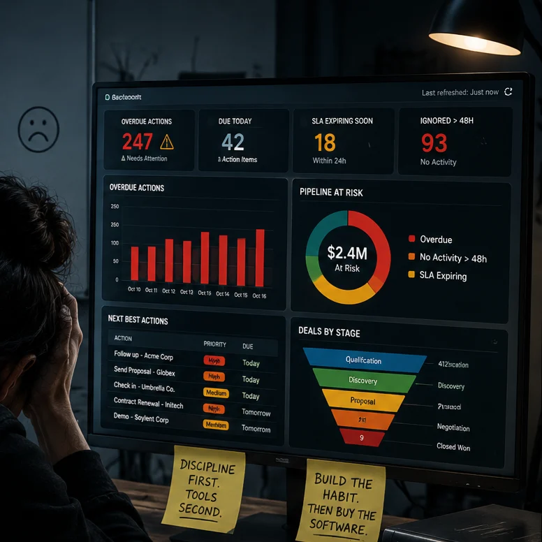 I Built the Perfect Dashboard. People Still Missed Deadlines.